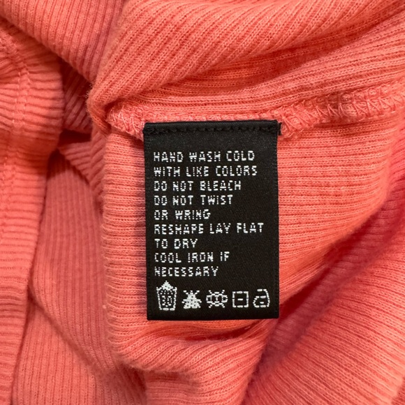 August Silk Cotton Orange Lace Trim Tank Top size Large - Picture 9 of 9